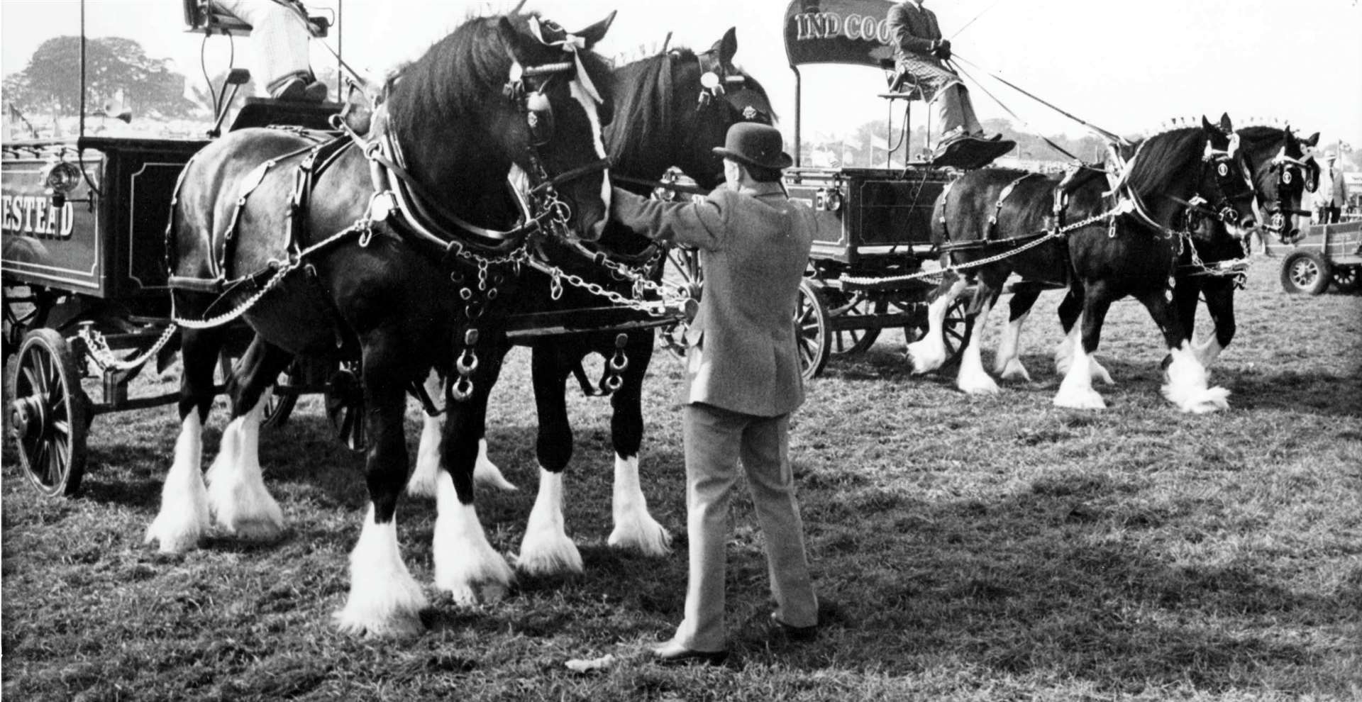 Preparing the carriages