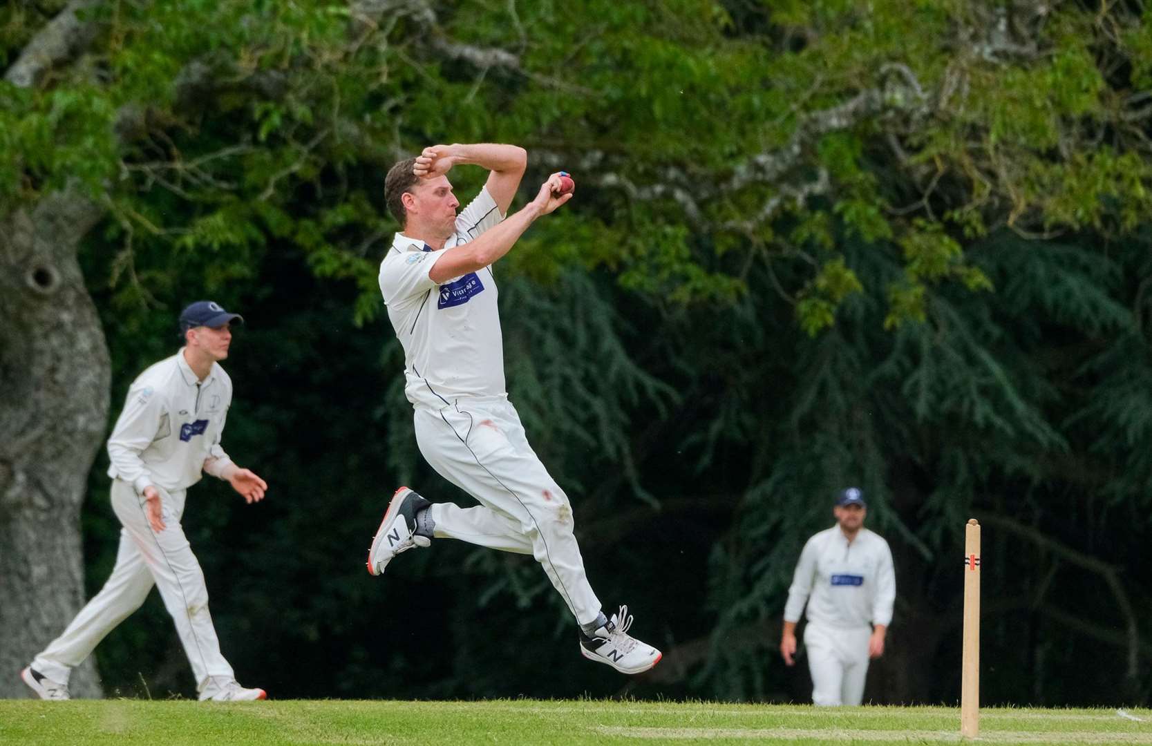 Jason Williams was expensive as Cookham’s batters attacked. Pictures by Phil Cannings