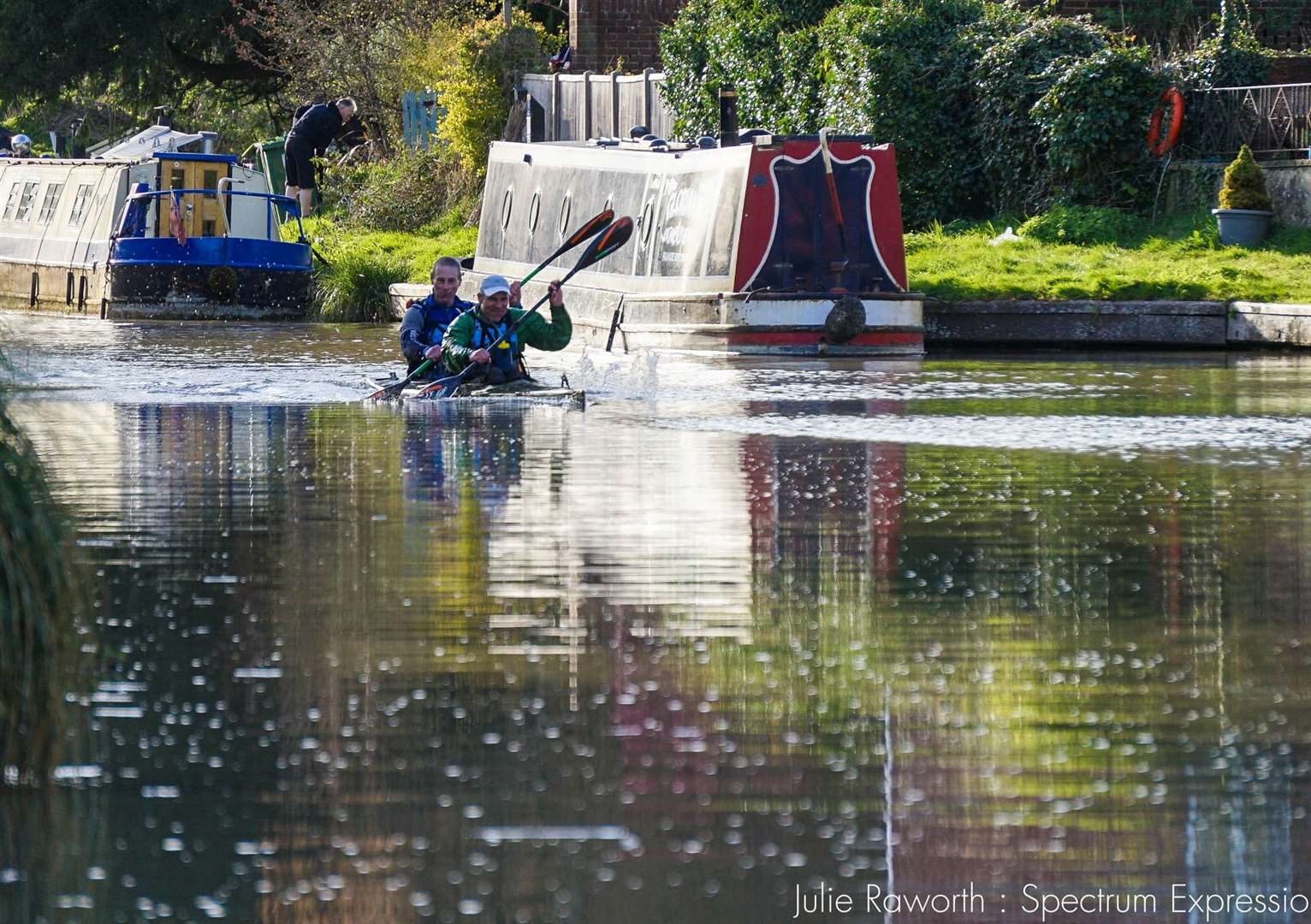 Rob and Mike going through Hungerford