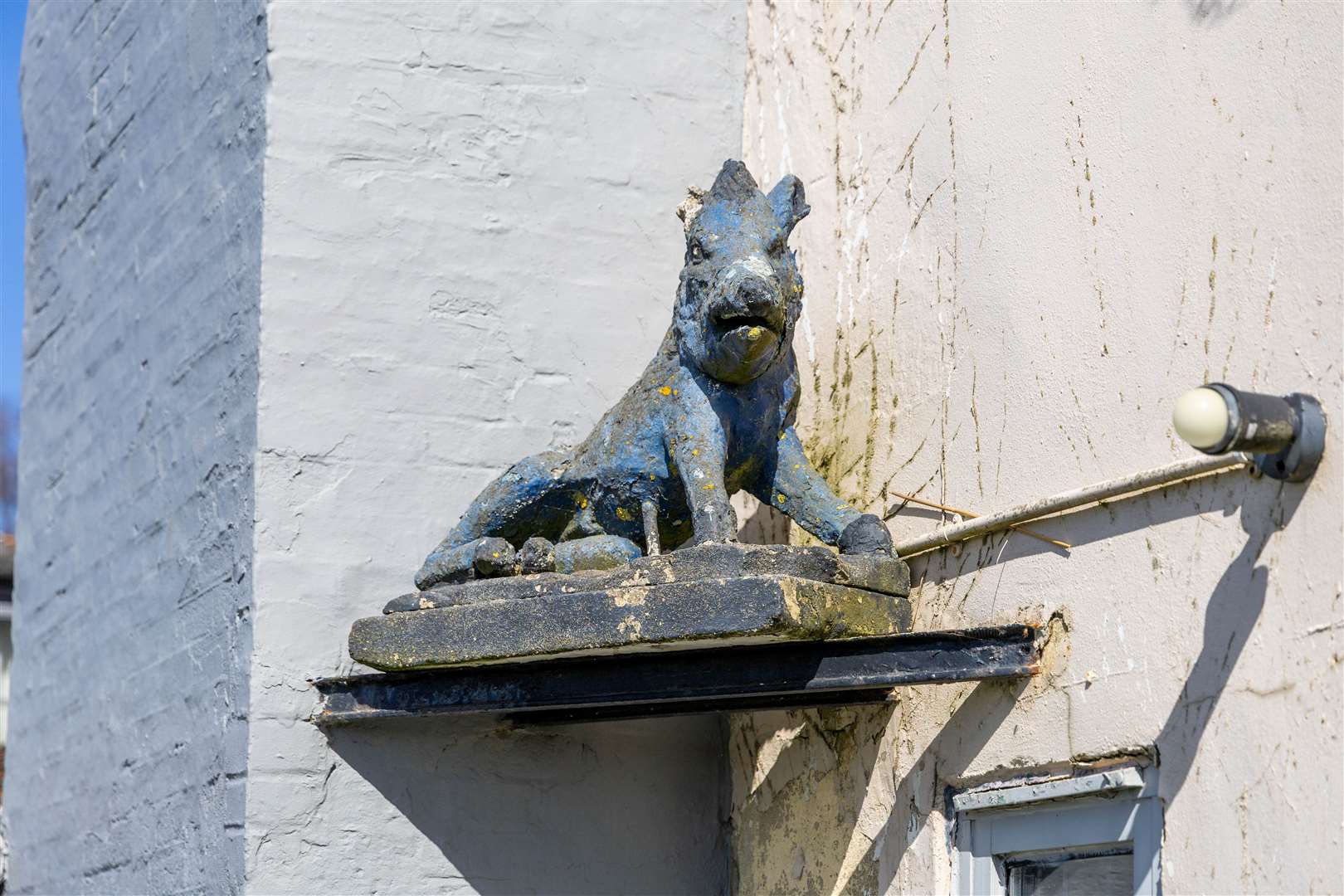 The wild boar statue was one of two stolen by Roundheads from Ripley Castle