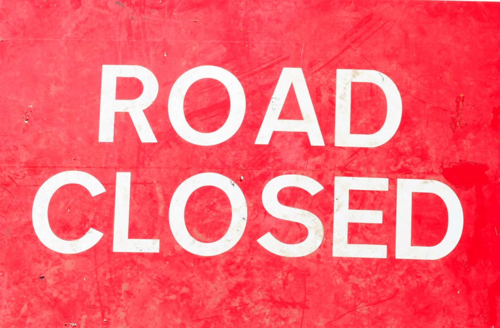 Road closed