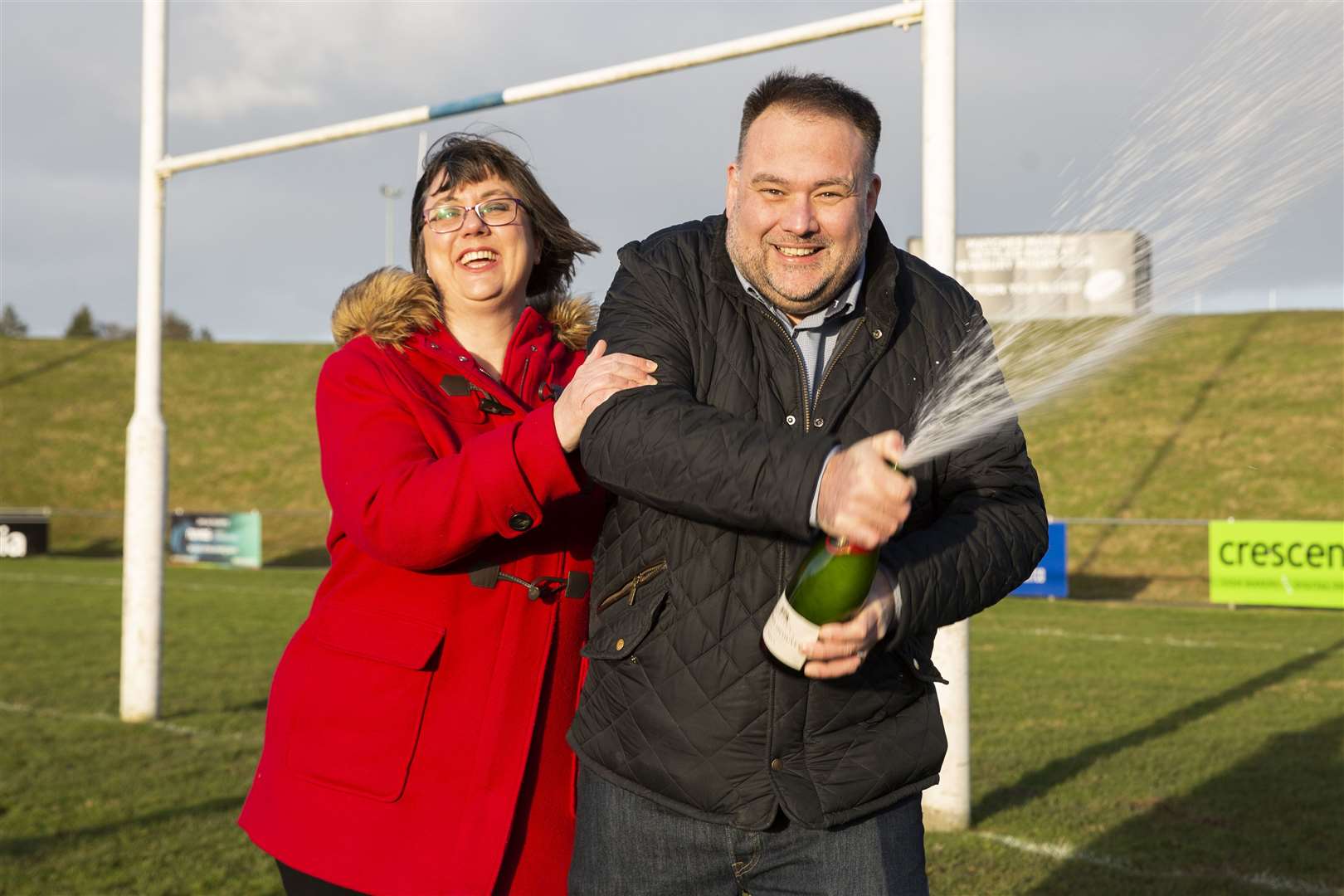 Gary and Michelle Street celebrate winning £108,811 after matching five main numbers plus one Lucky Star in the EuroMillions draw. Picture by James Robinson