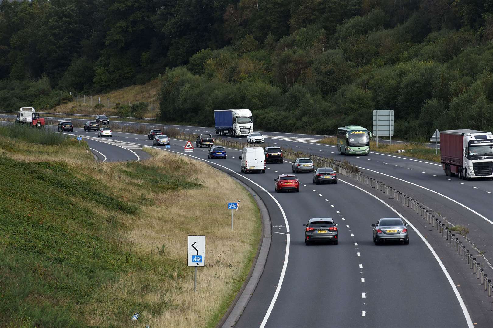 A34, northbound