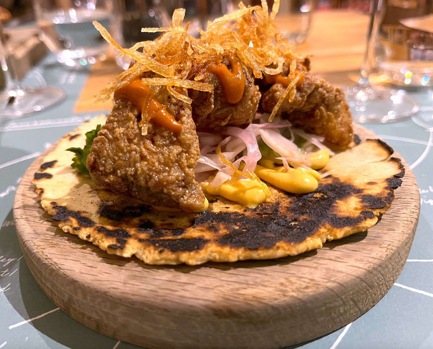 Pigeon taco