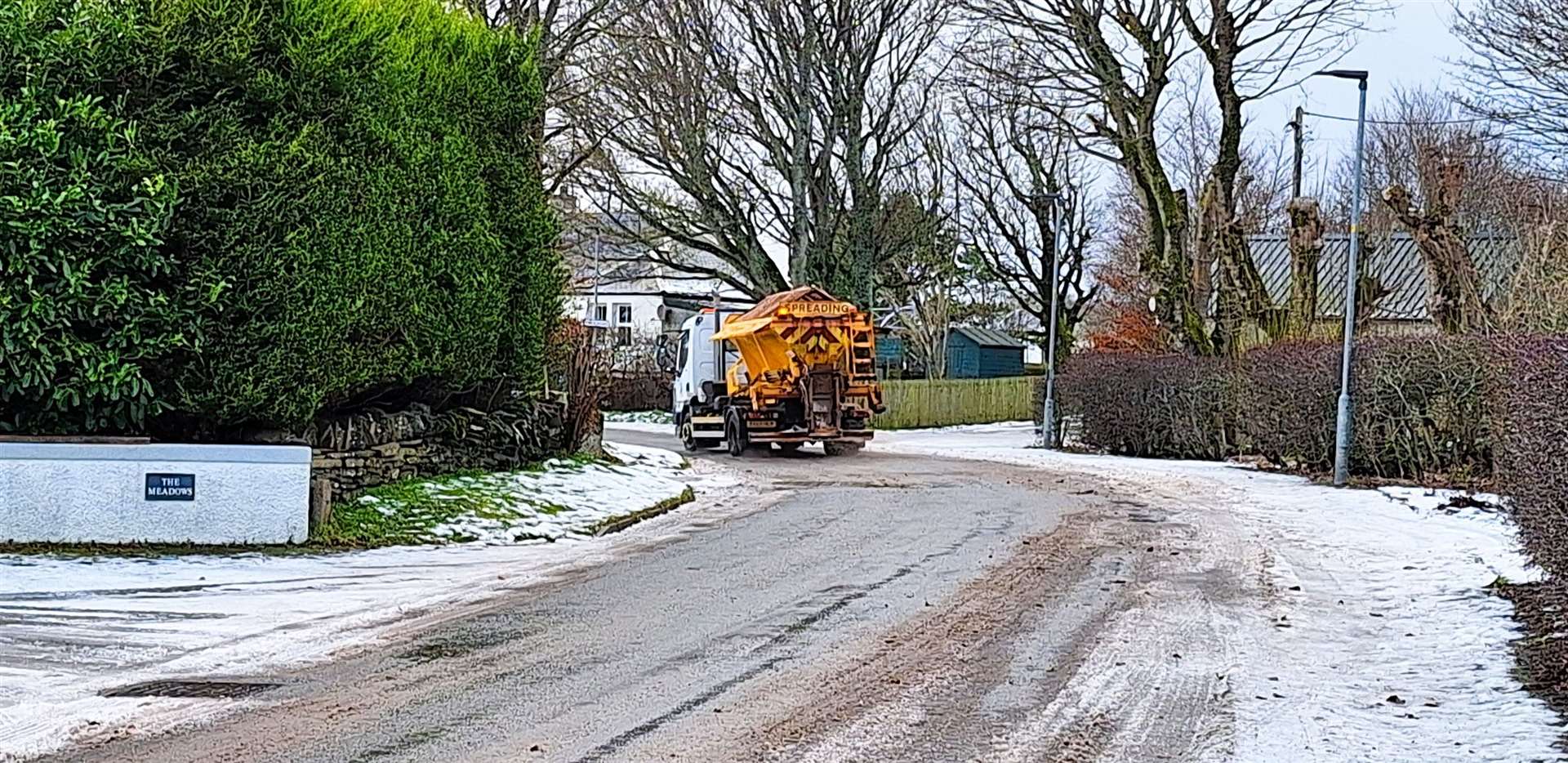 Gritting lorry