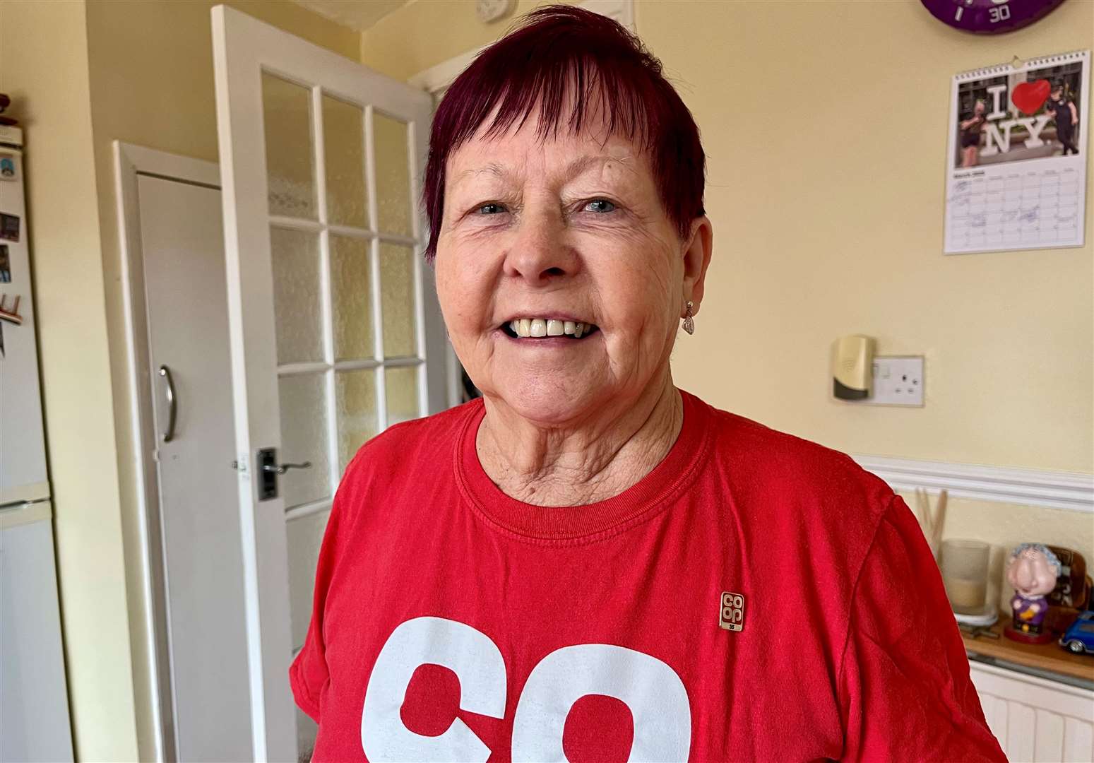 Georgie Warren, 75, has worked at the shop for 35 years