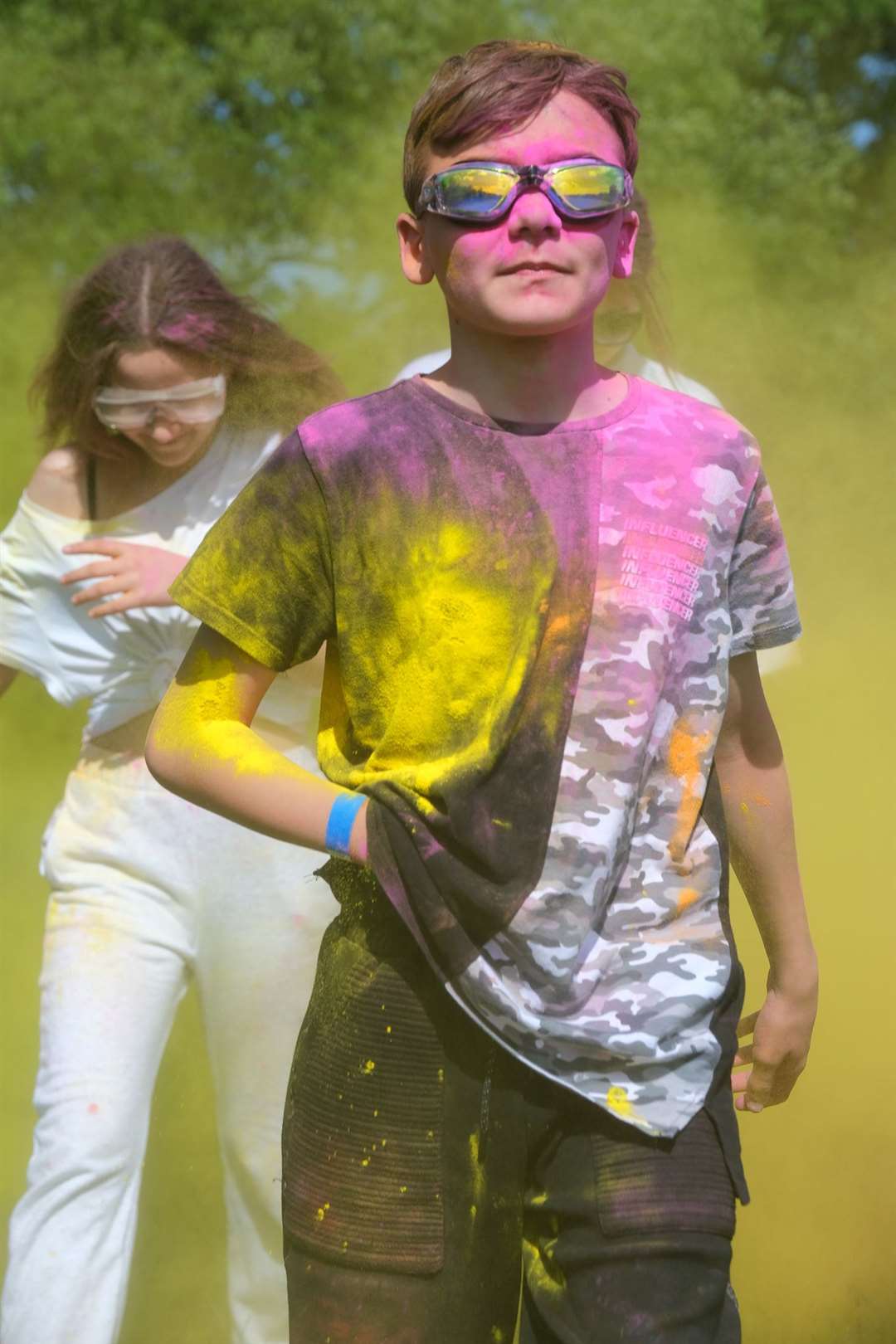 The Hurst School pupils take on colour run (56690515)