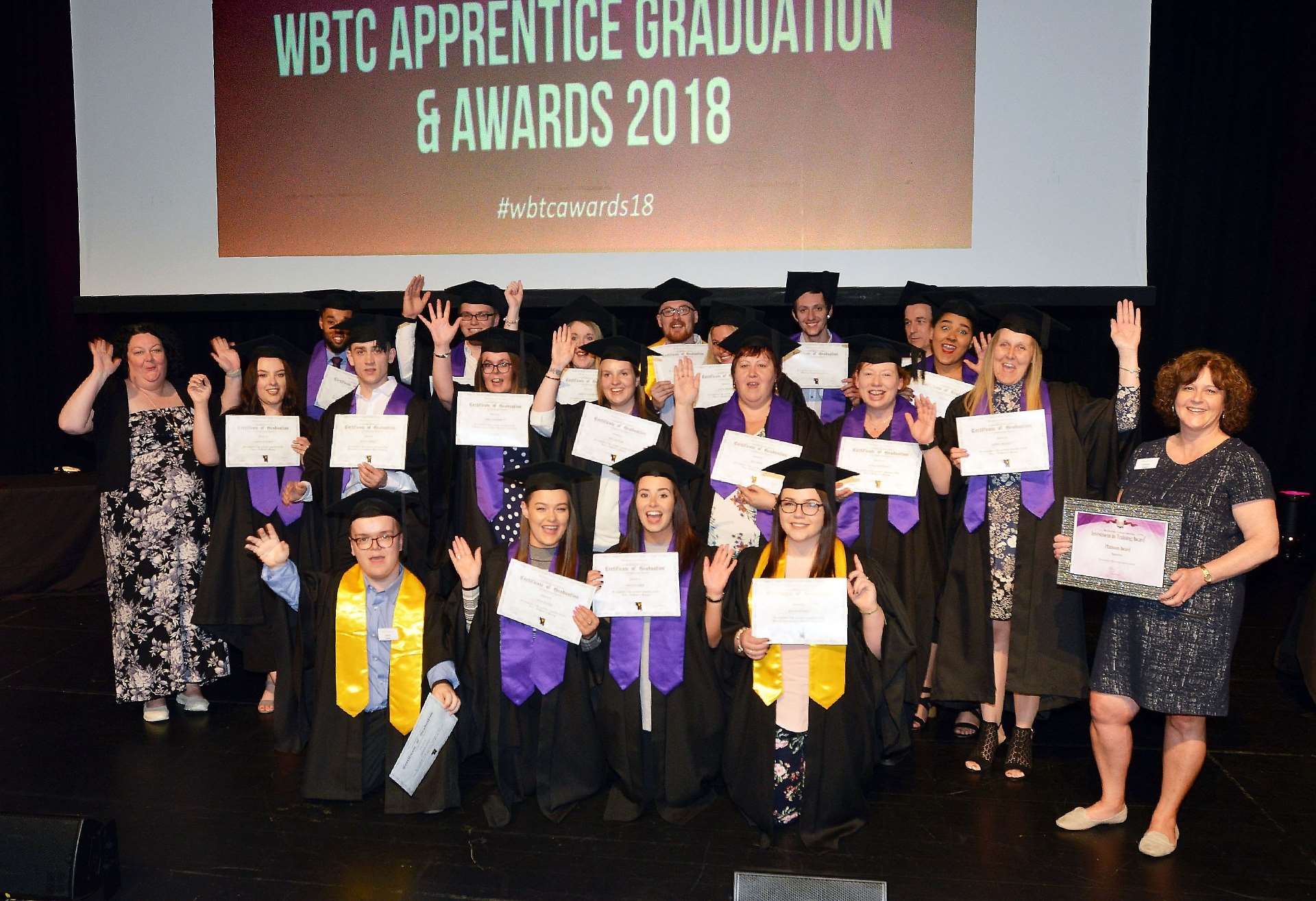 Finalists and winners from WBTC Rising Stars Awards 2018