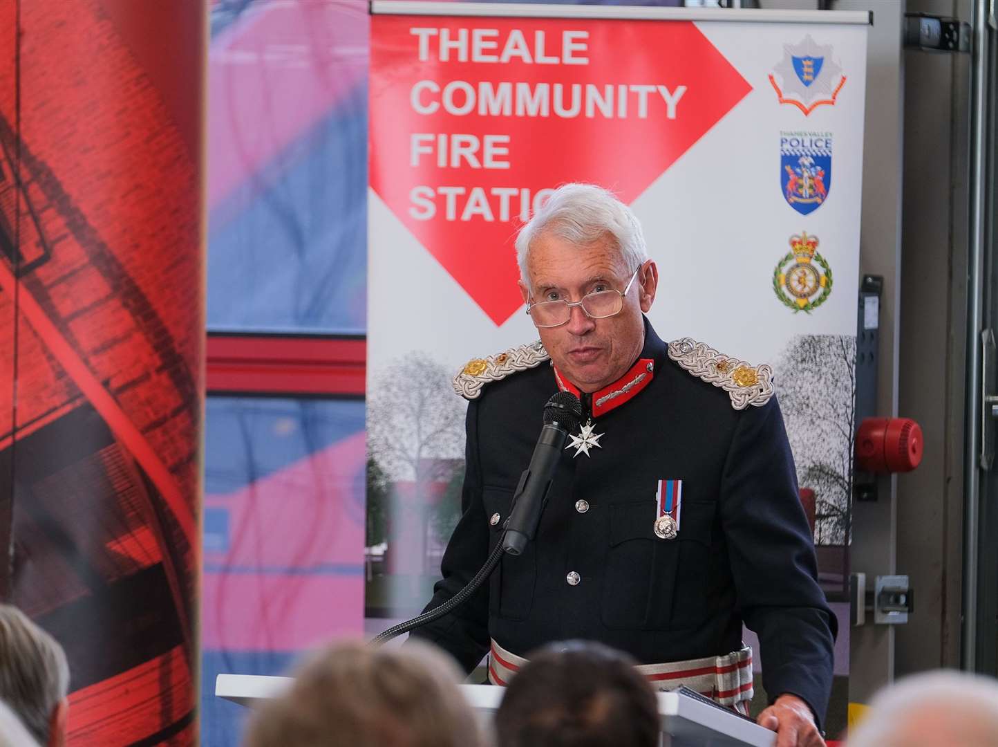 James Puxley, His Majesty's Lord-Lieutenant for the Royal County of Berkshire, officially opened the station