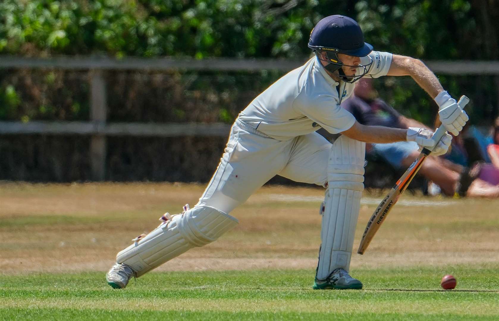 A defiant Richard Dando was unable to save Woodhay from defeat