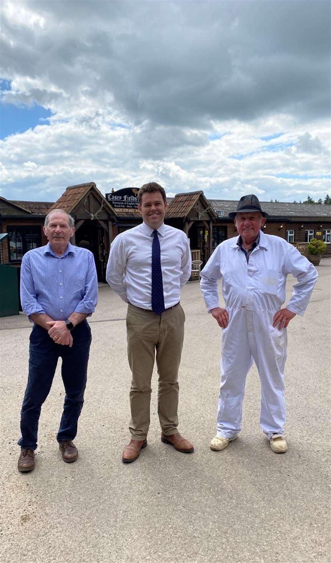 Owen Hayward, James Hole and Alan Hayward.