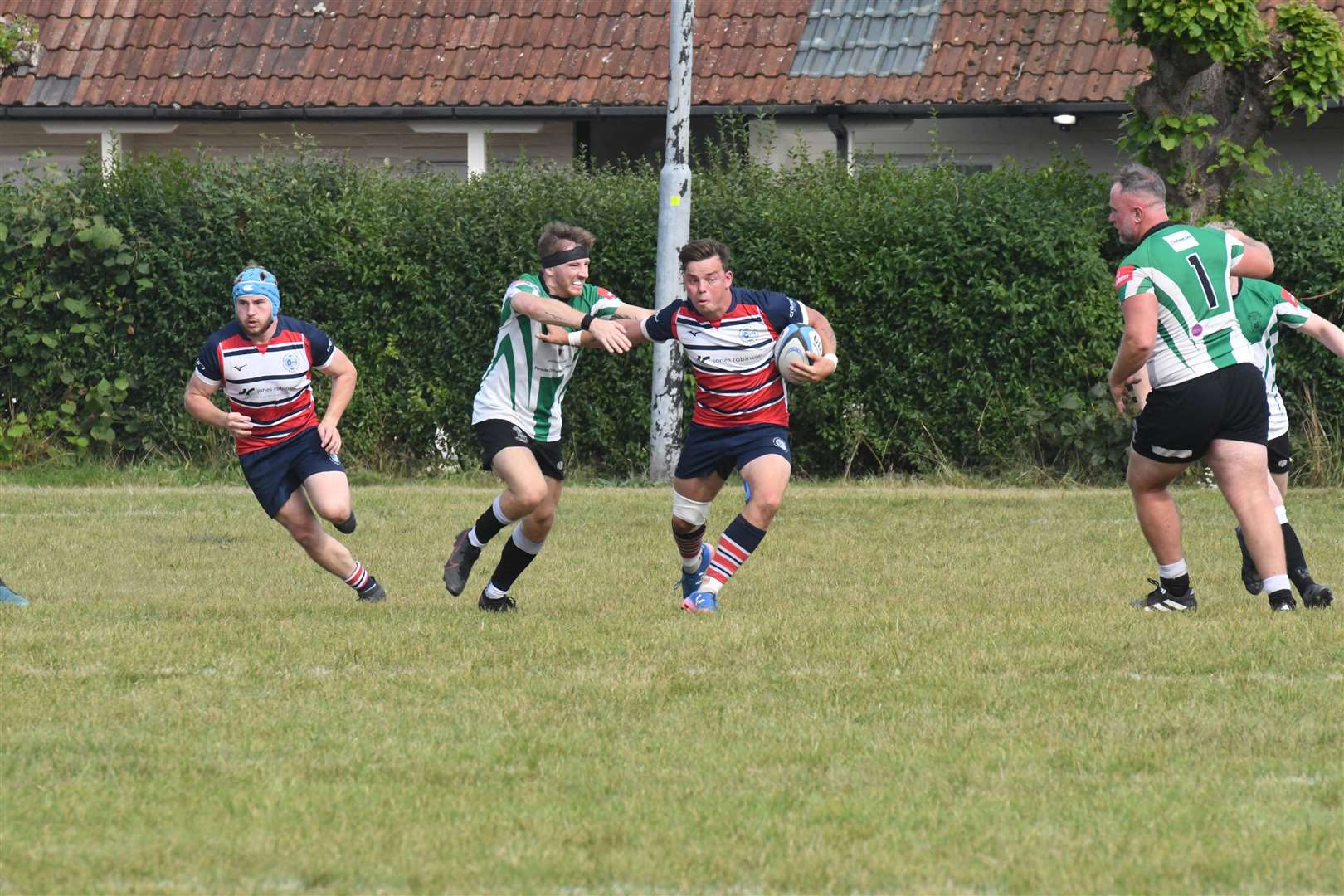 Dylan Stewart in action on his 100th appearance