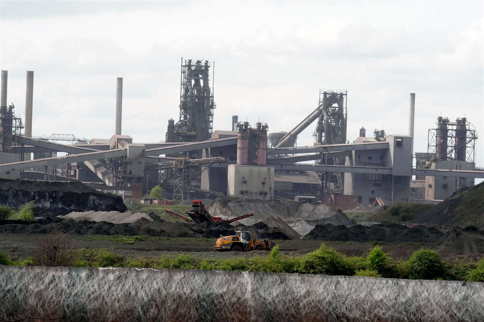 Materials have arrived in the UK to keep the blast furnaces at British Steel’s Scunthorpe plant switched on (Peter Byrne/PA)