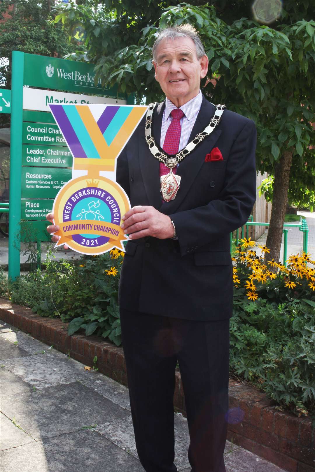 Chairman of West Berkshire Council, Councillor Clive Hooker. Picture by: West Berkshire Council (52703210)