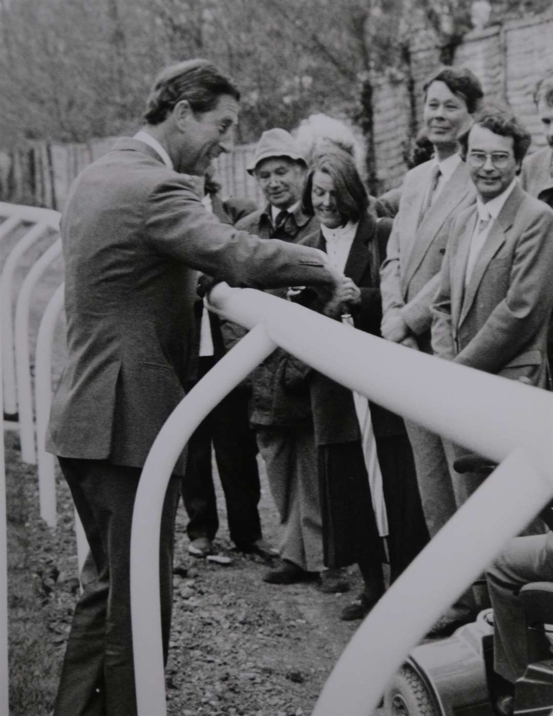 In April 1992, the then Prince Charles opens Fulke Walwyn Way in Upper Lambourn