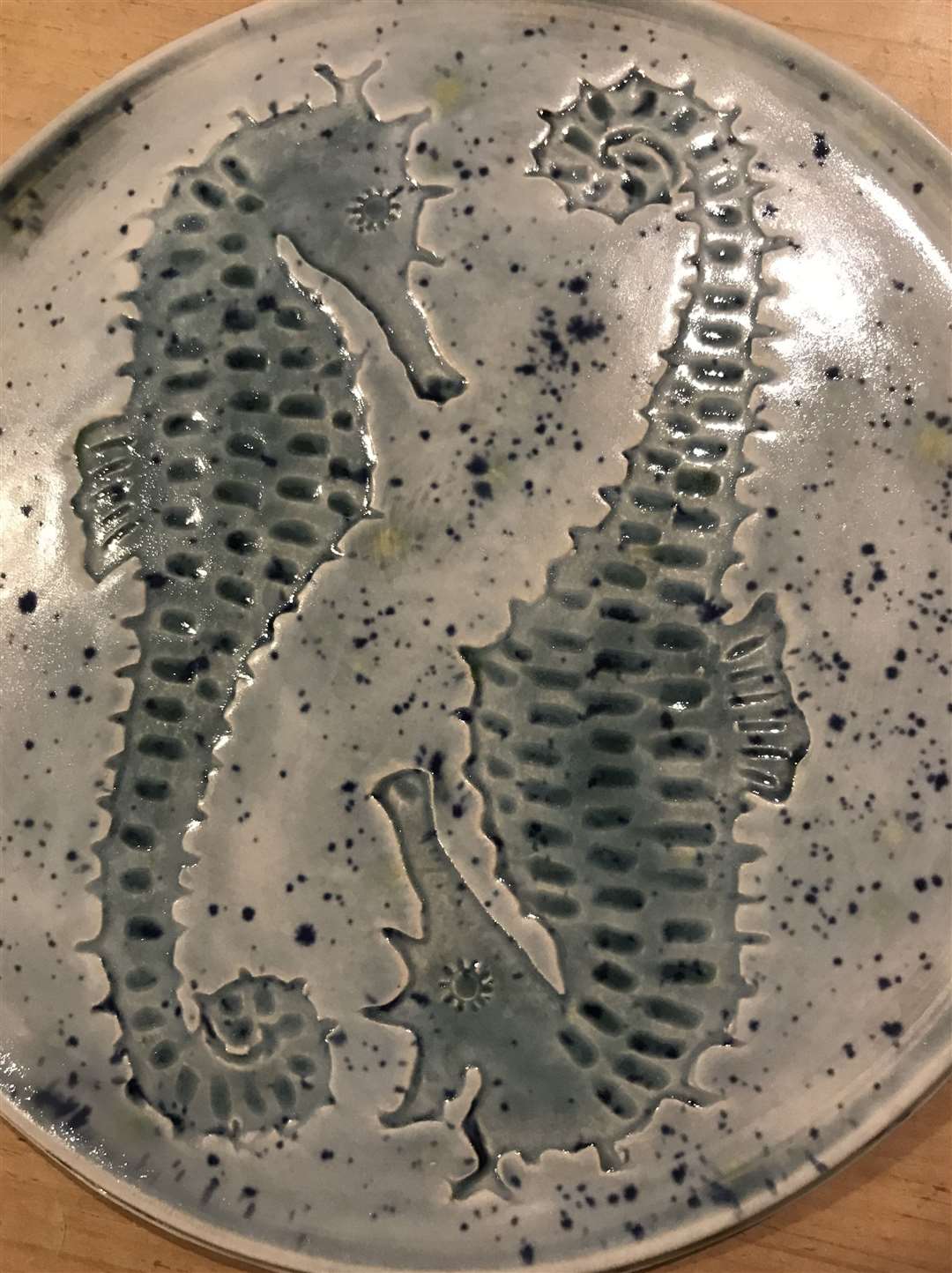 Anne Dalton seahorse plate