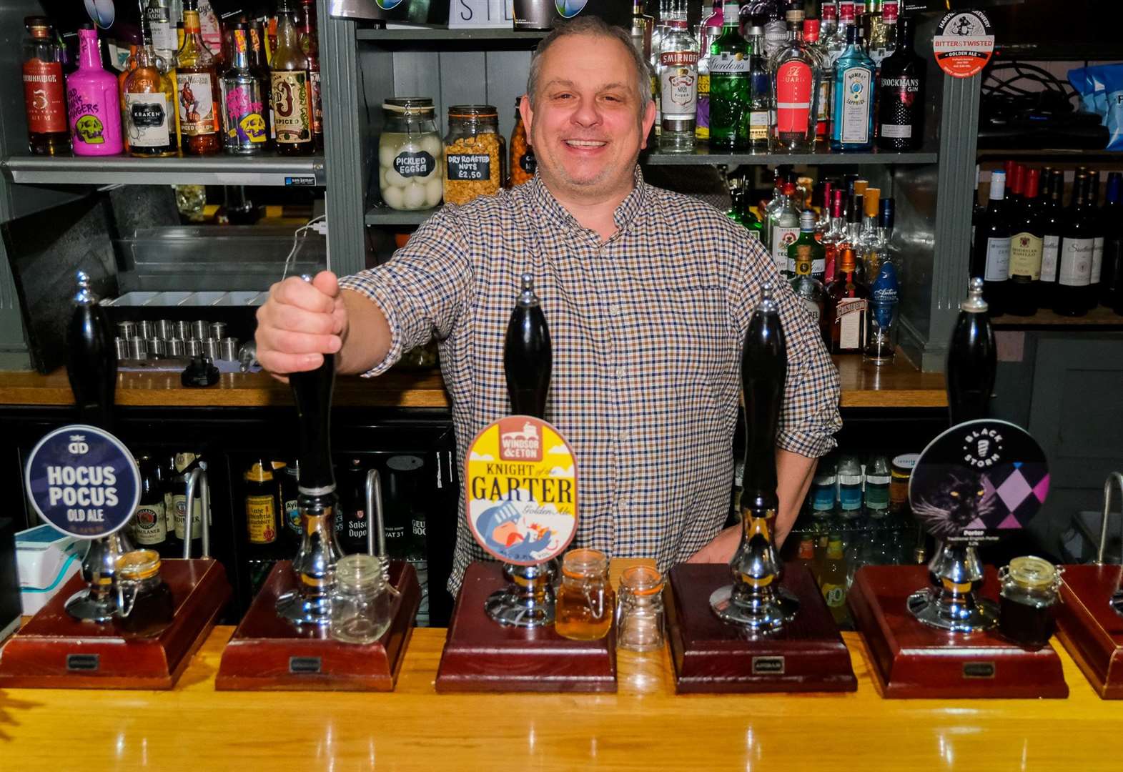 Pub landlord Warwick Heskins announced last summer he was leaving The Catherine Wheel after 10 years behind the bar