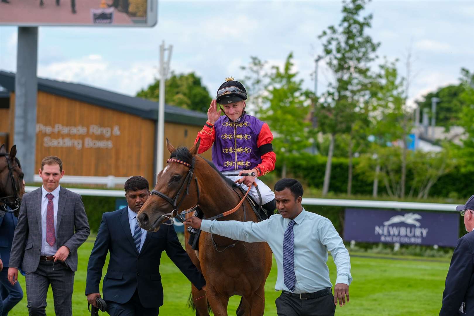Tom Marquand in the royal silks