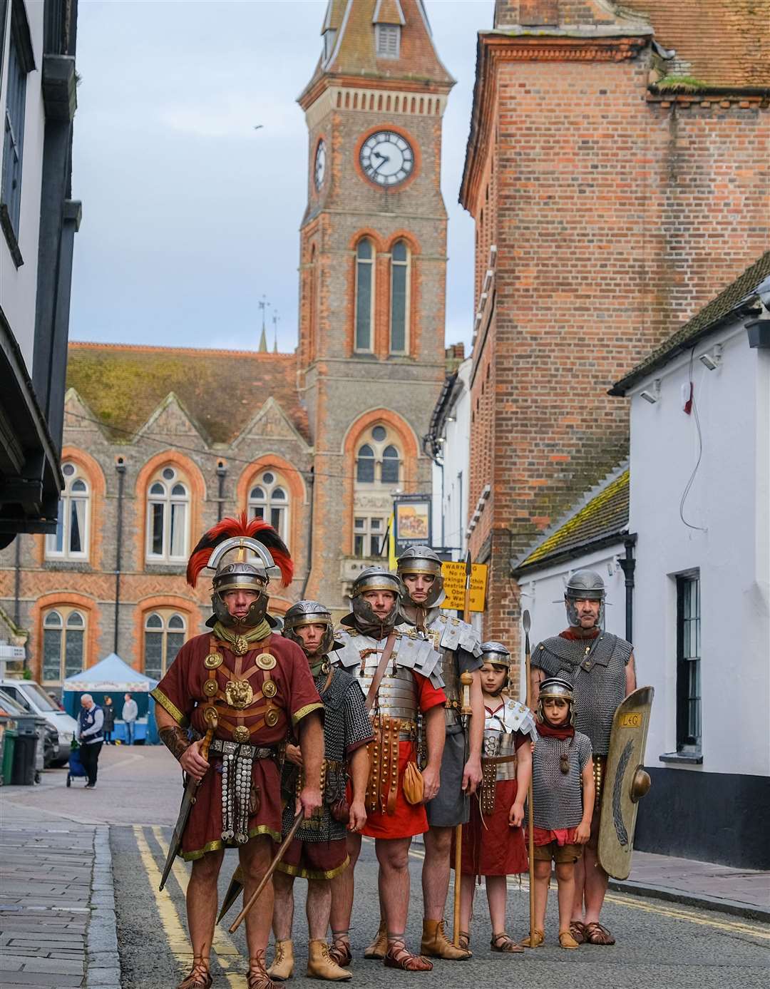 The Roman family fun day at West Berkshire Museum on Saturday