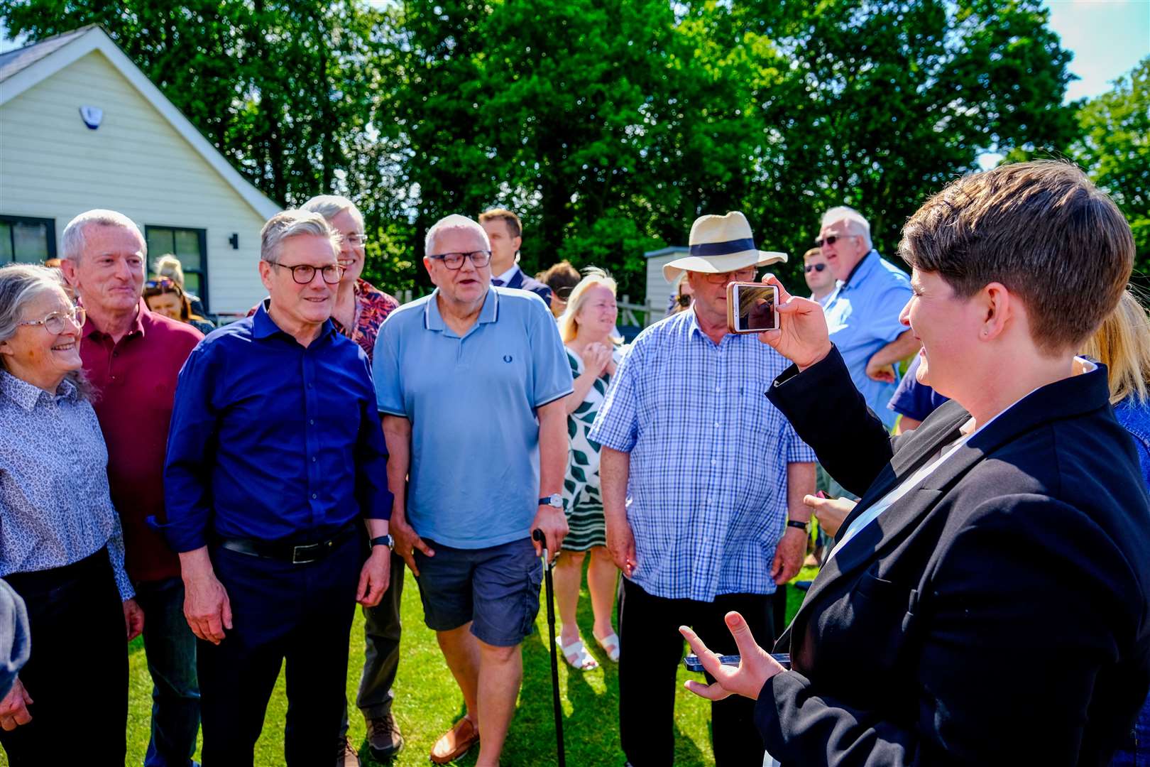 Sir Keir Starmer leader of the Labour Party at Douai Park in Woolhampton