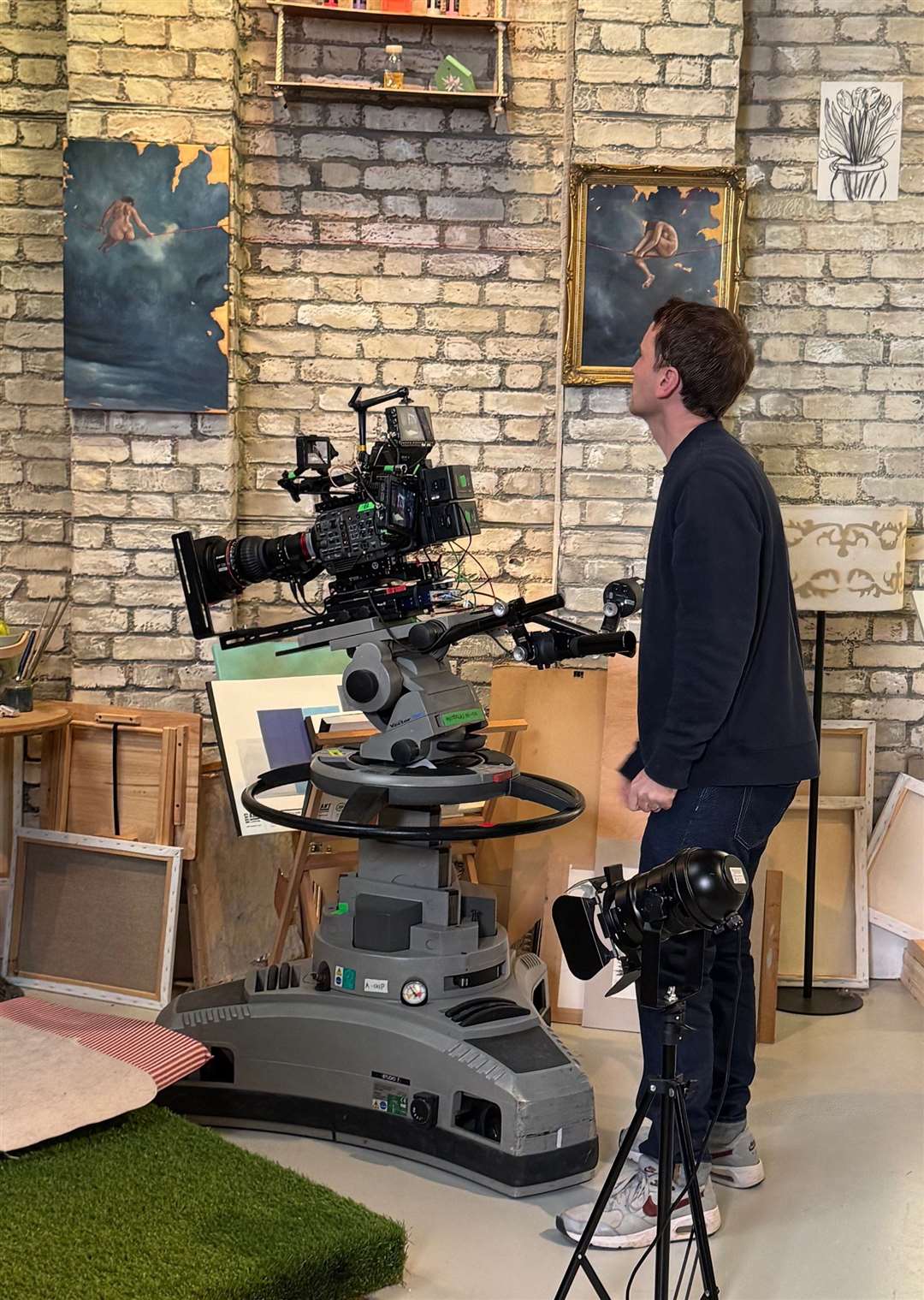 Behind the scenes