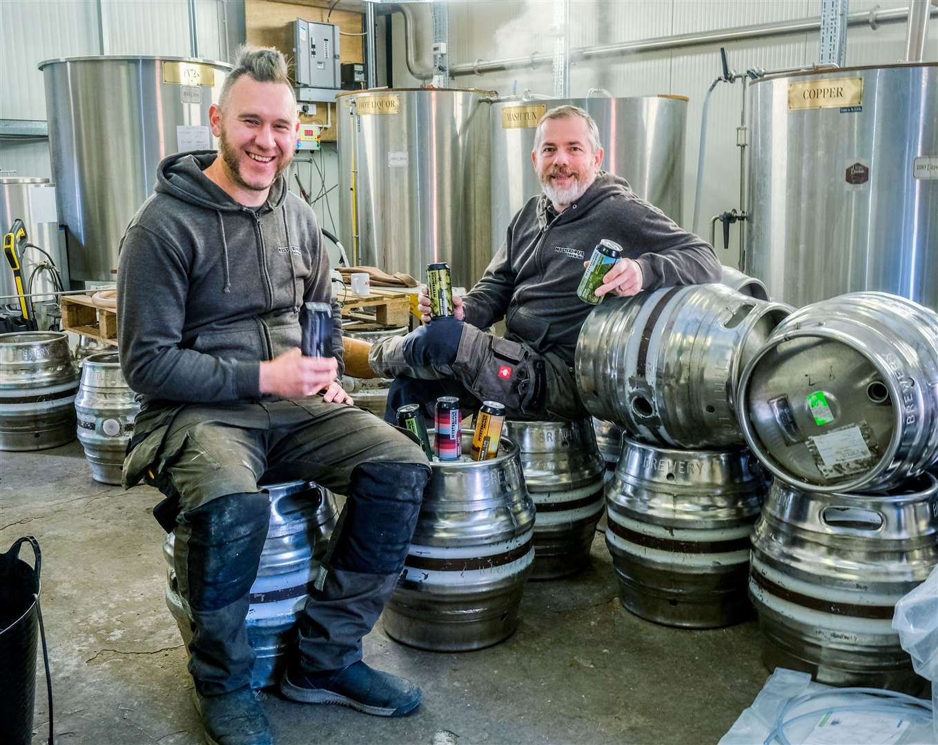 Ken Barker and Adam Sculthorp of Mysterious Brewing