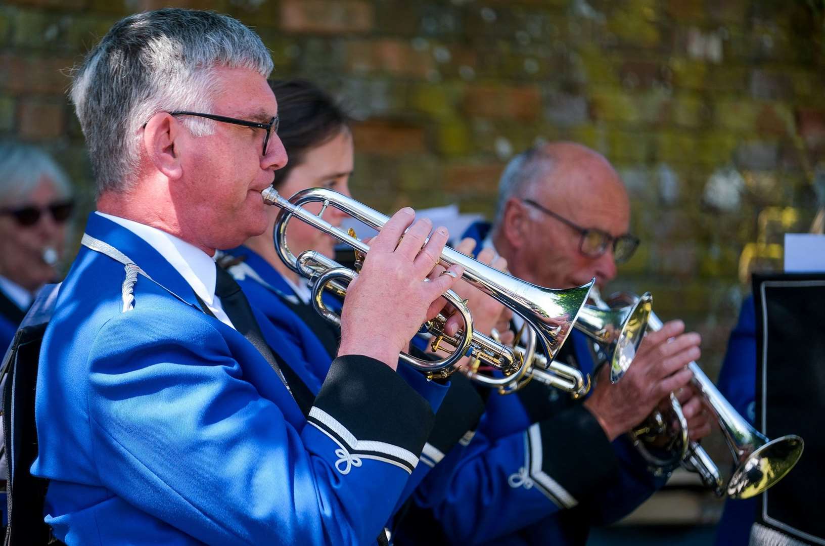 Watership Brass Band play a tune
