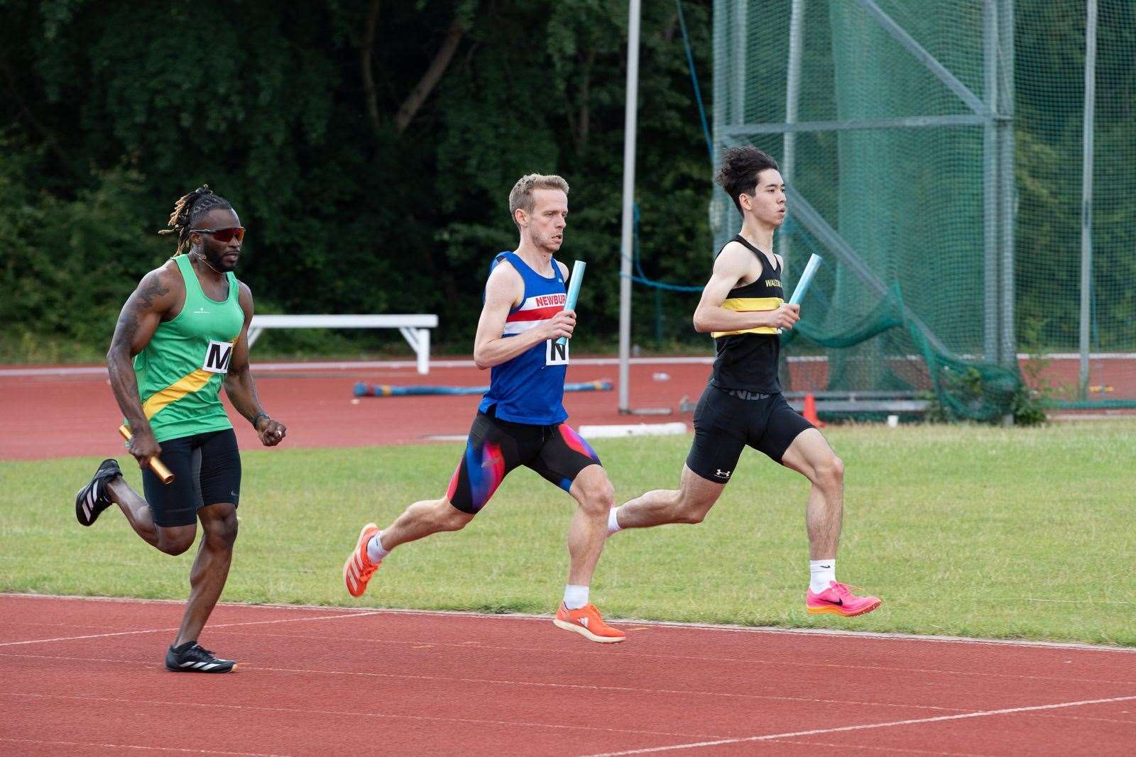 Jacob Rainier in the 4x400m relay