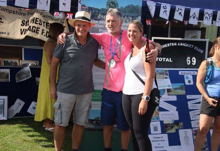 70-year-old walks 70 miles in under 24 hours to help rebuild damaged sports pavilion