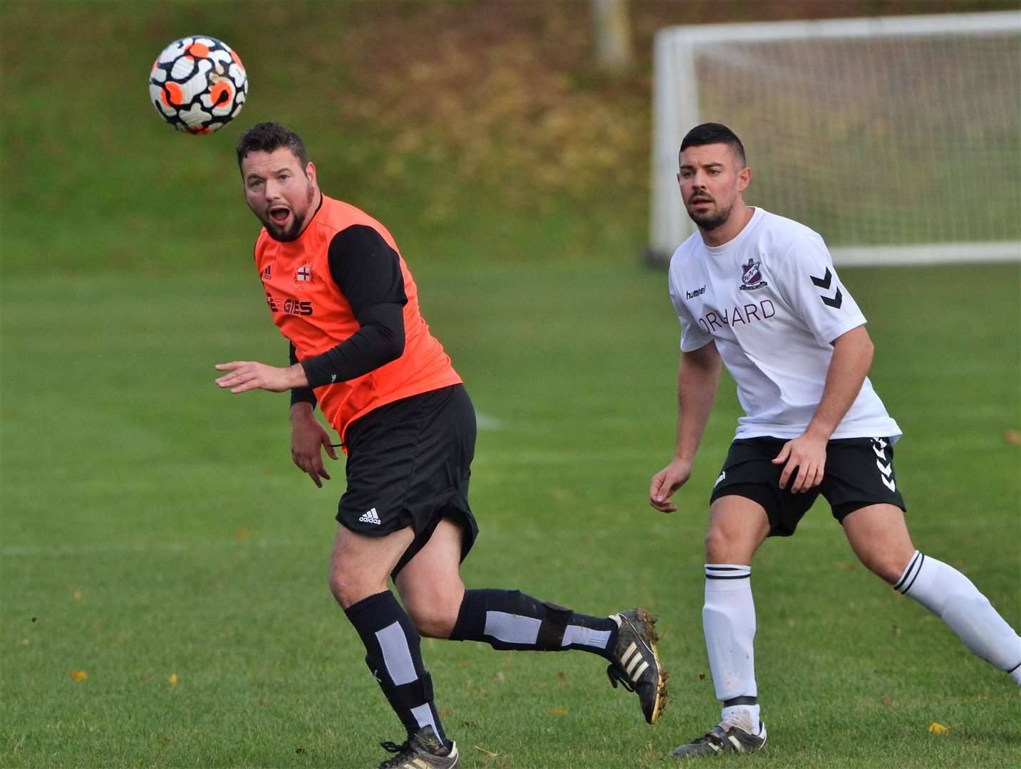 Action from the Newbury Sunday League.