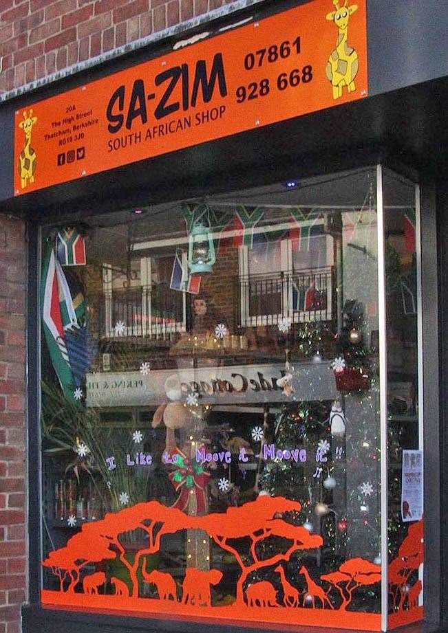 SA-Zim on the High Street.