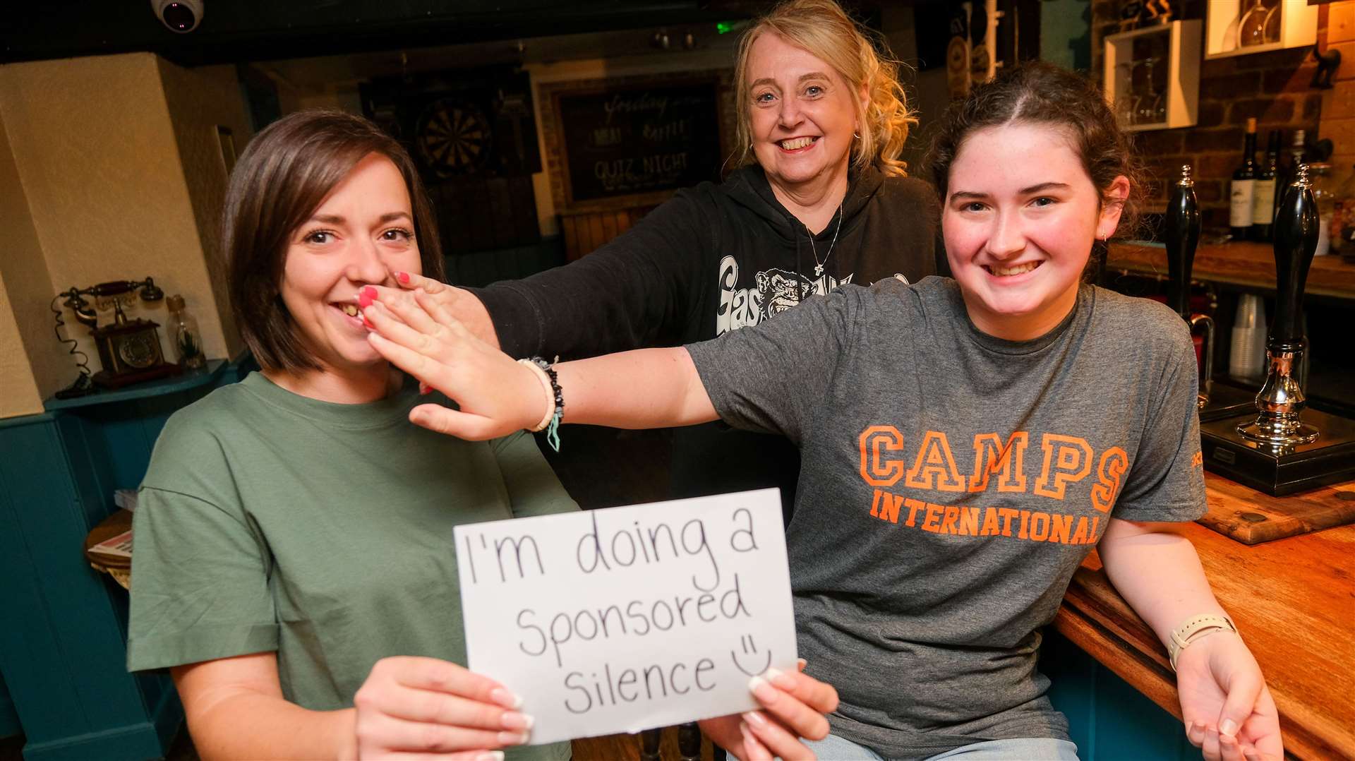 Sponsored silence raises hundreds for Borneo trip