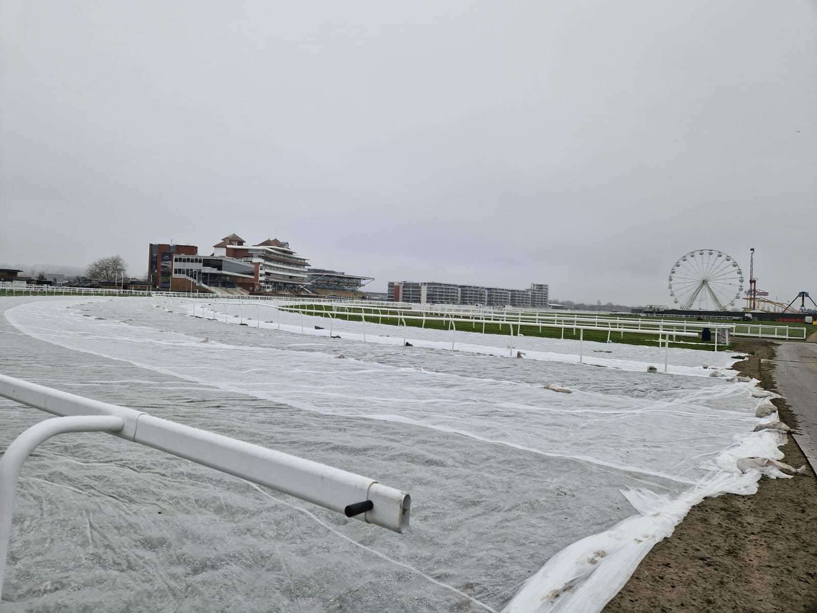Newbury Racecourse's BetVictor Christmas Raceday was cancelled