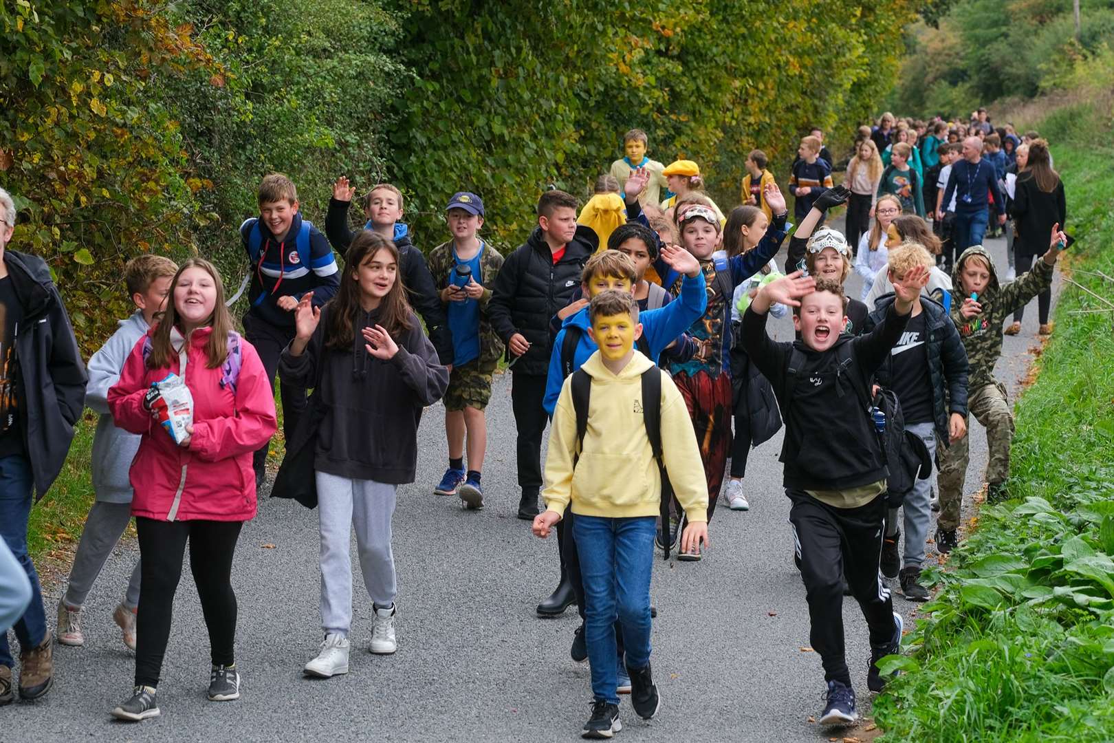 The Downs School charity walk.