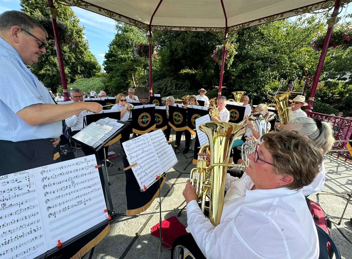 Playing at summer events