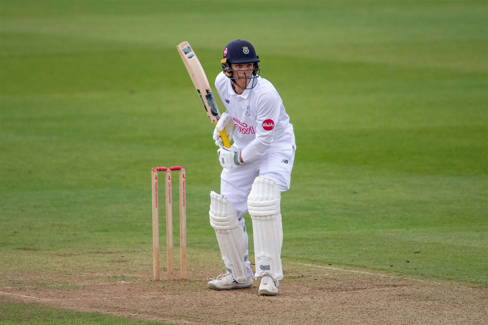 Toby Albert in action for Hampshire - Photo: Dave Vokes