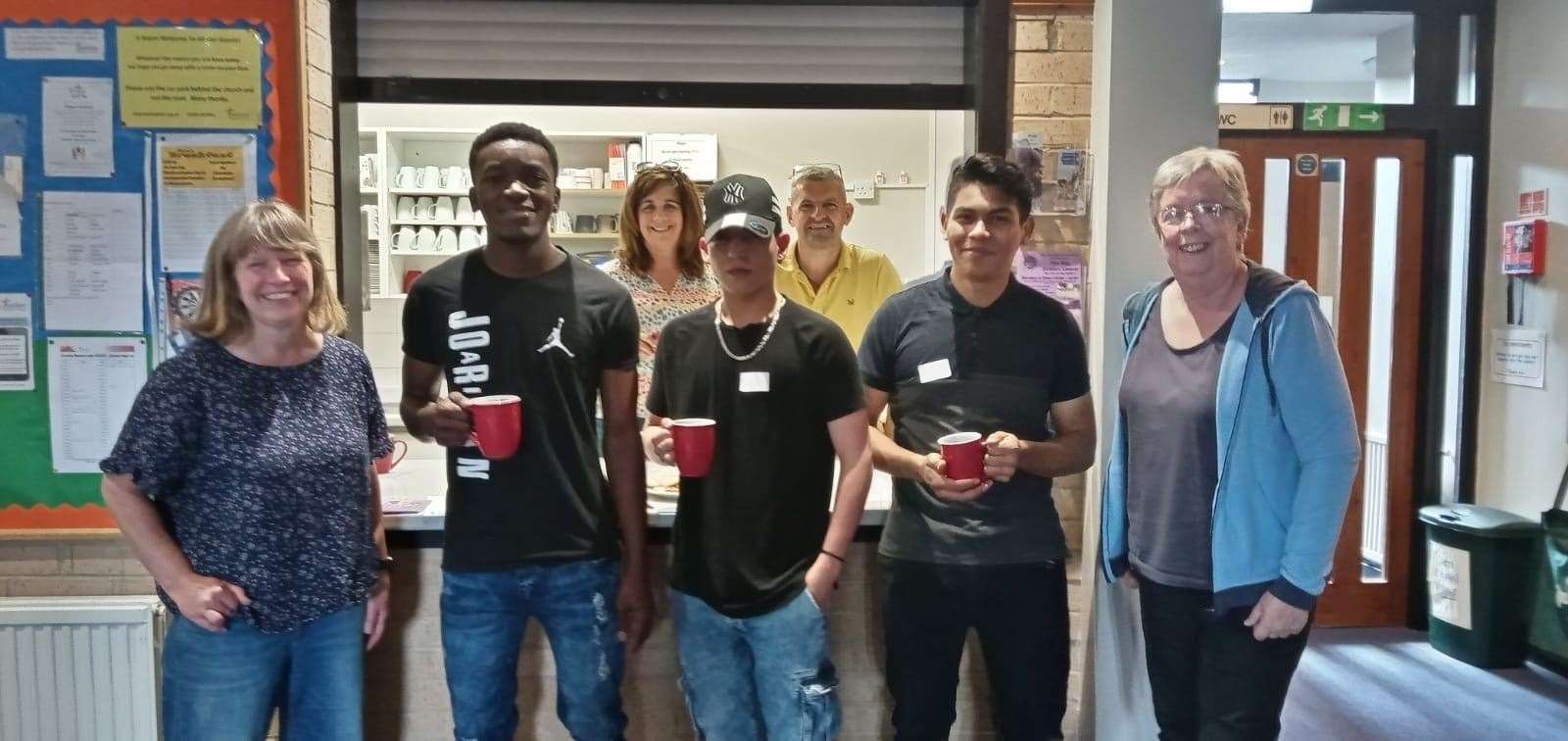Asylum seekers staying in West Berkshire enjoyed an afternoon of games and cultural food. Picture credit: Carol Collis