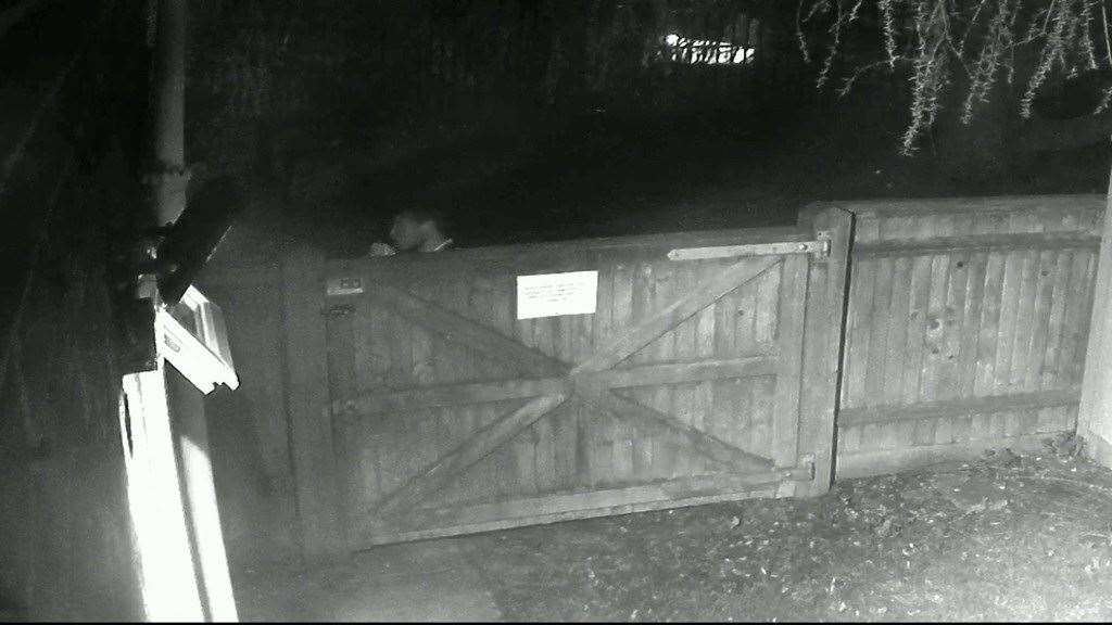 The first CCTV image from the incident on March 27 (57903066)