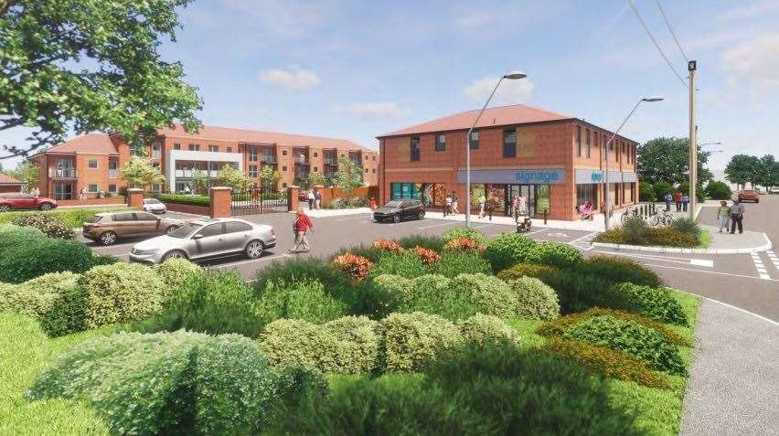 The retirement flats in Tadley. (49282362)