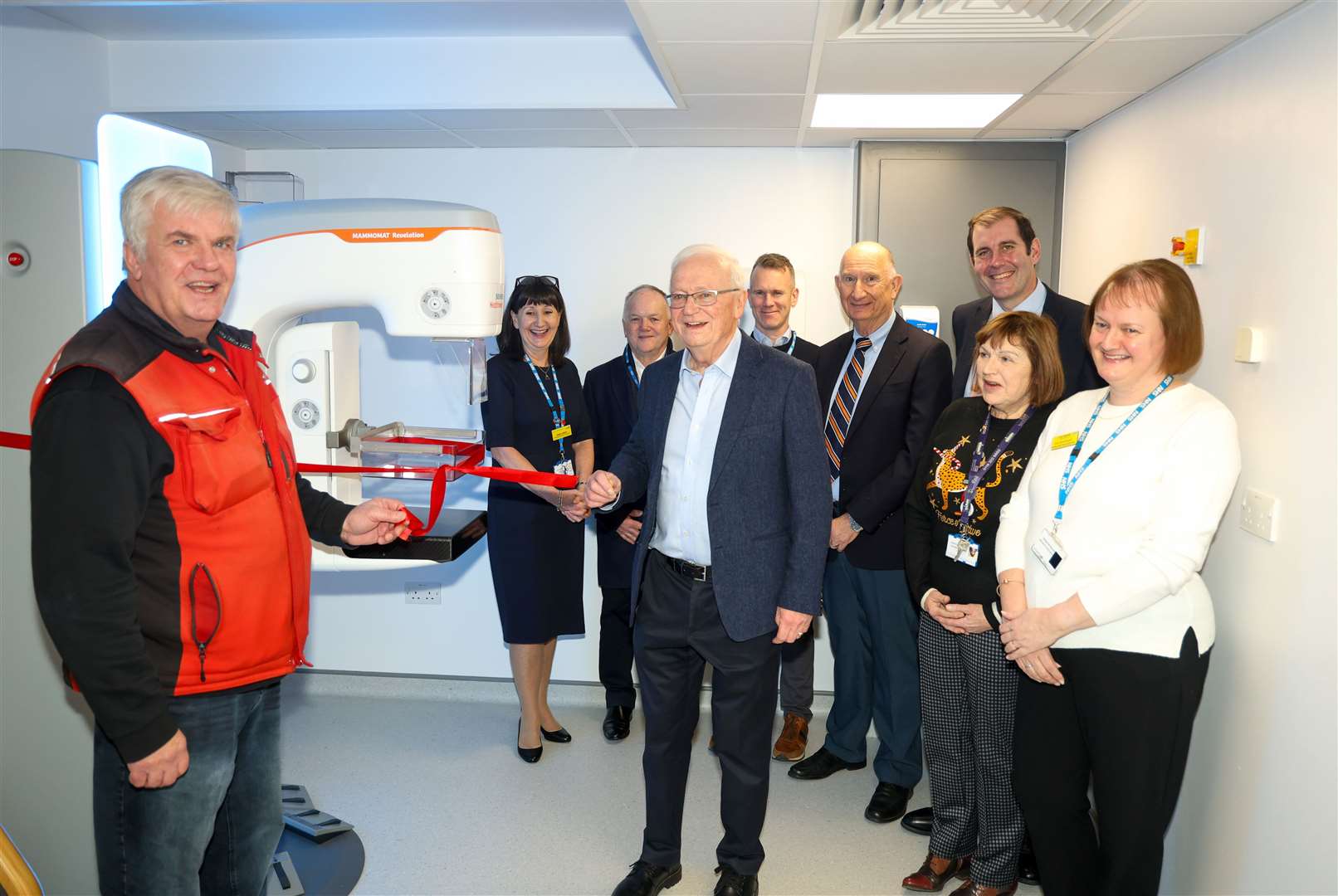 Richard Alston and Rob Tayton unveiling the new Alston Imaging Suite