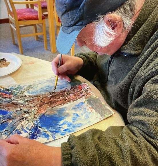 Creative Communities, John, who is visually impaired