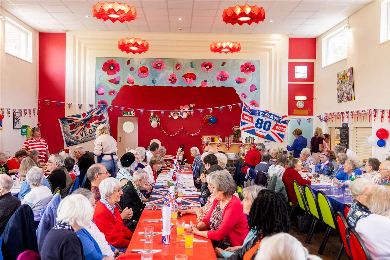 VE day celebrations at Fair Close Centre in Newbury