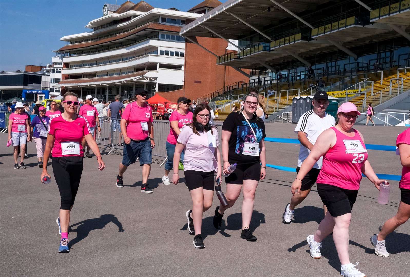 Start of the 10k at Newbury Race for Life