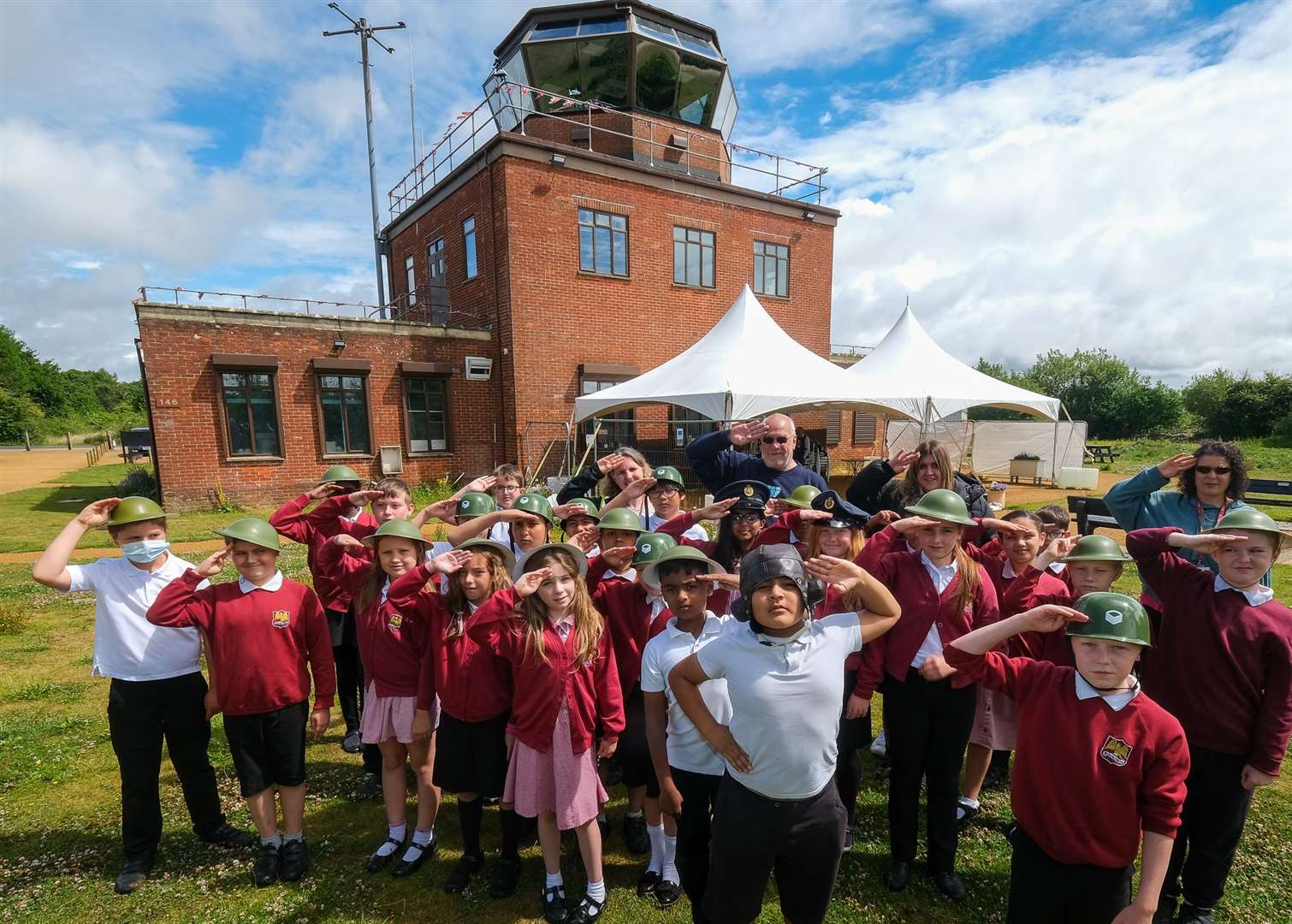 Year 5 pupils from Winchcombe school visited Greenham Common Control Tower recently for an exciting history lesson