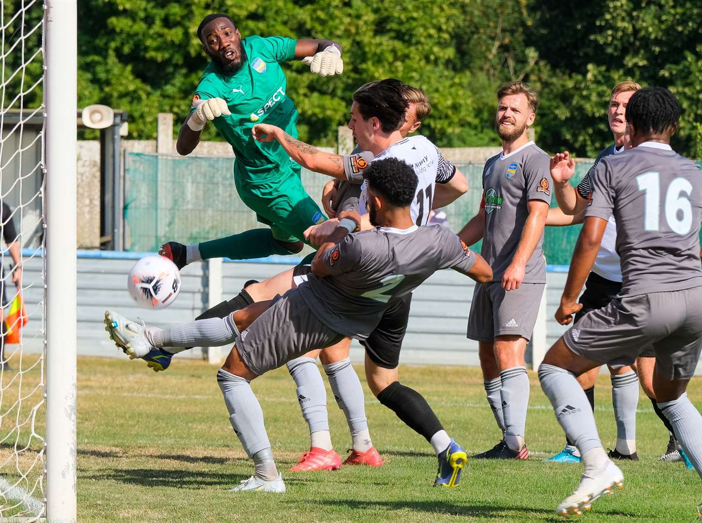 Concord survive a late goalmouth scramble