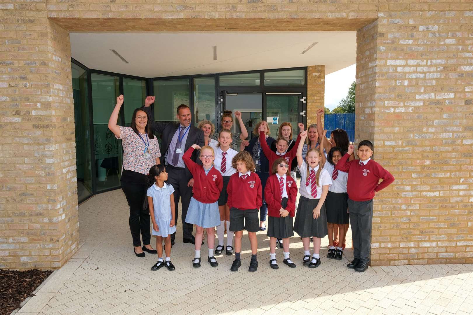 The new Mary Hare Primary school opens for the first day of school