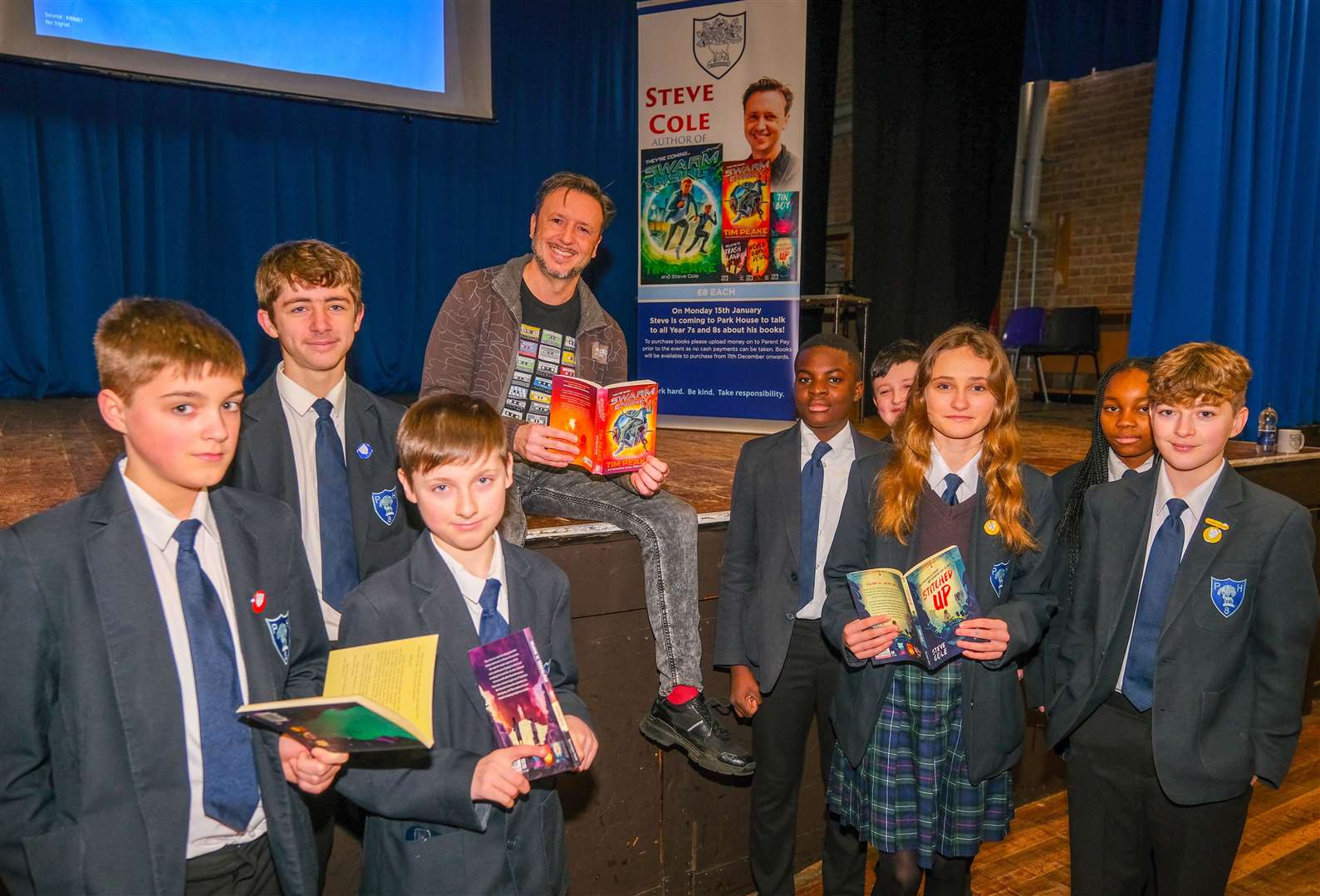 Children’s author Steve Cole visits Park House School