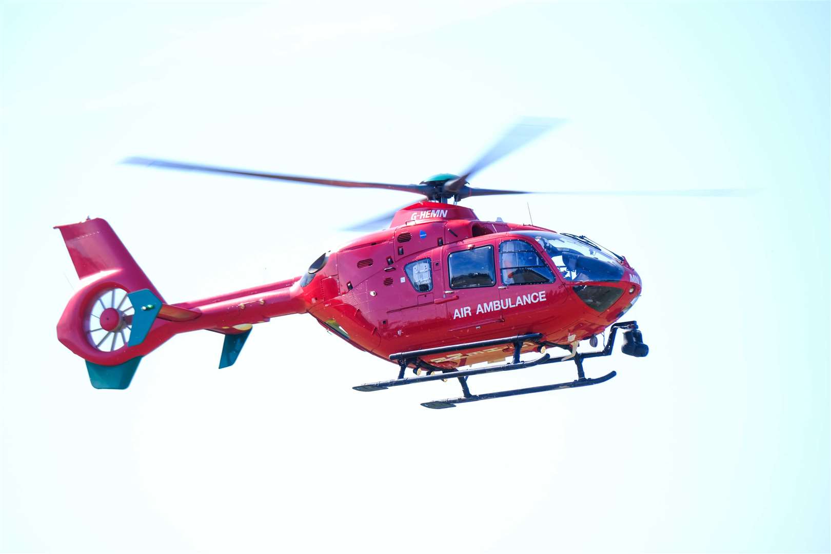 A34 shut to allow air ambulance to land