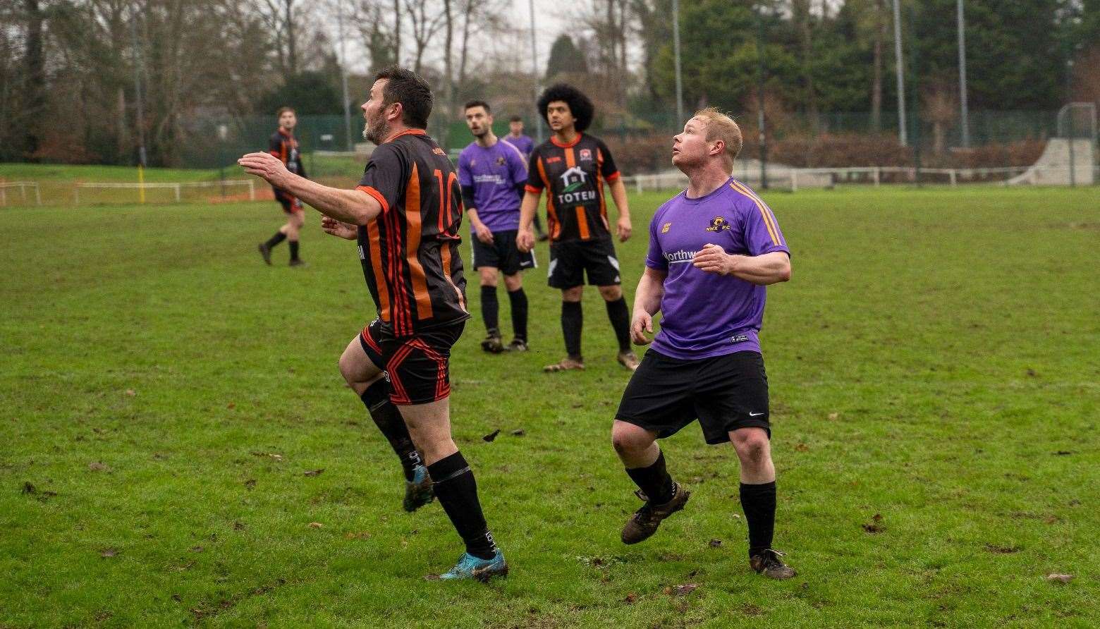 NWX in a recent clash with Plough on the Green in Newbury Sunday League - Photo: @ciaranquinnedits
