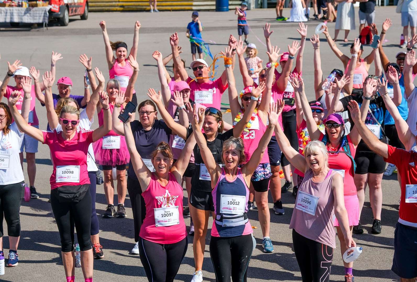 Start of the 10k at Newbury Race for Life